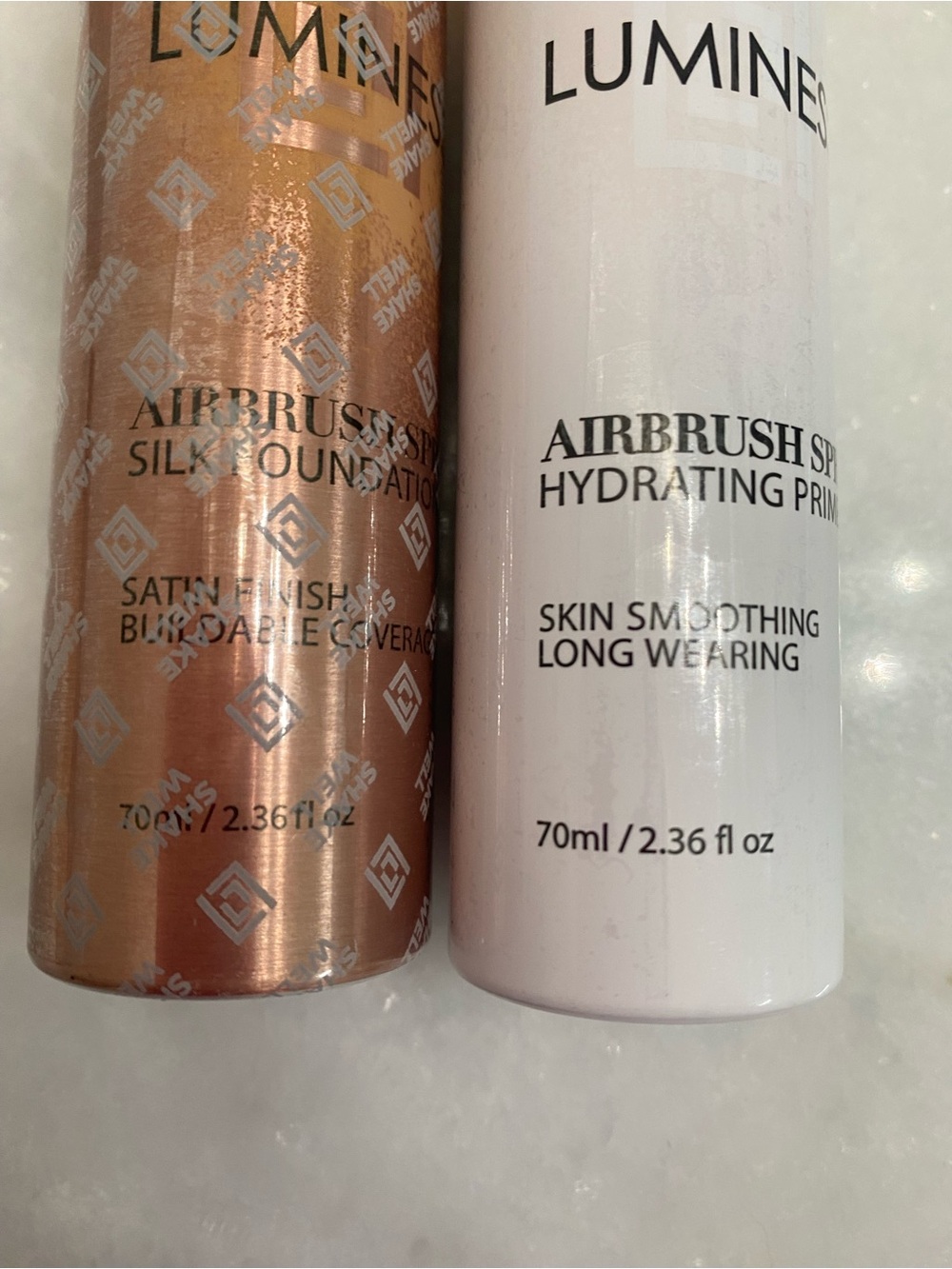 New Luminess Airbrush Spray Silk Foundation & Hydrating Primer set  fair 020 - Picture 9 of 10